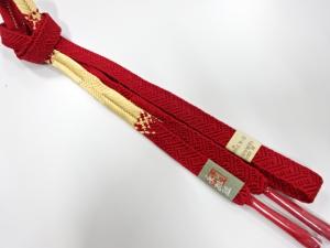 未使用品　正絹　手組帯締め